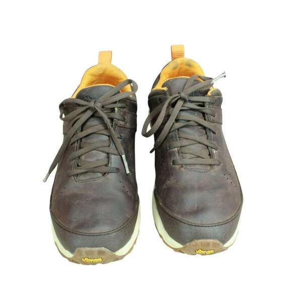 LL Bean Trailfinder Brown Leather Waterproof Rugged Hiking Shoes Size 7 M - Picture 5 of 9